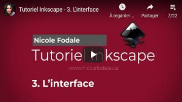 Tutoriels Inkscape sur ma chaîne YouTube